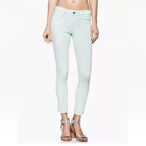 Paige Denim Light Green Verdugo Stretch Skinny Ankle Jeans size 28